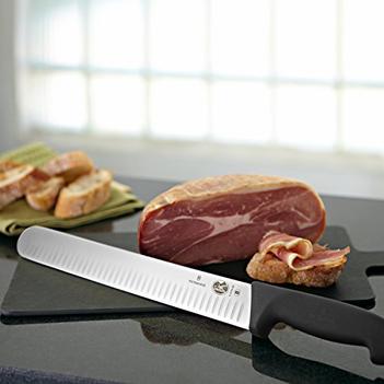 Ergo Chef Prodigy Series 12 Slicing knife Hollow Ground Blade; Brisket,  Turkey, Prime rib, Pork Roast Carving knife