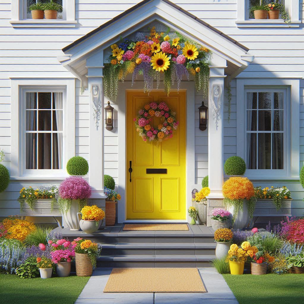 bold color door