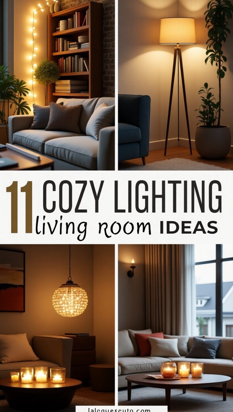 11 cozy lighting living room ideas