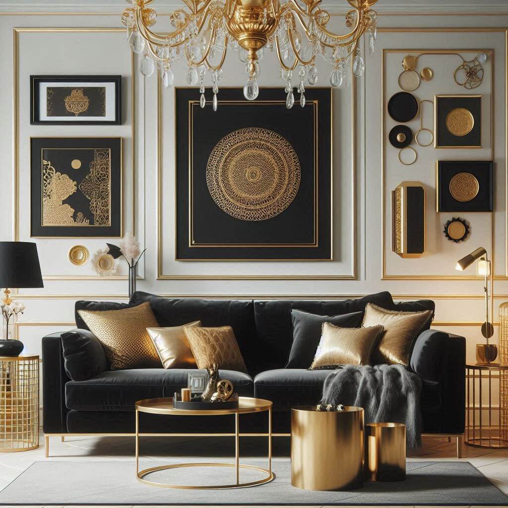Add Metallic Accents for a Touch of Luxury
