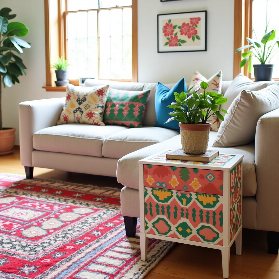 Boho-Inspired Side Table