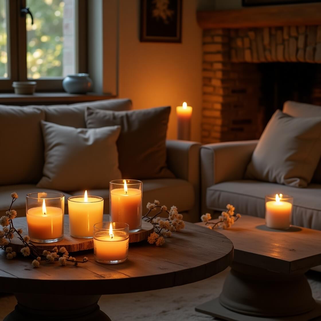 Candles for Soft, Flickering Light