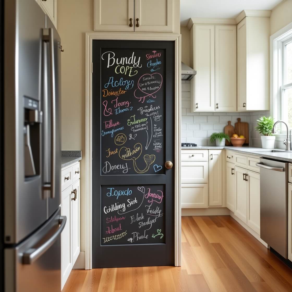 Chalkboard Paint Cabinet