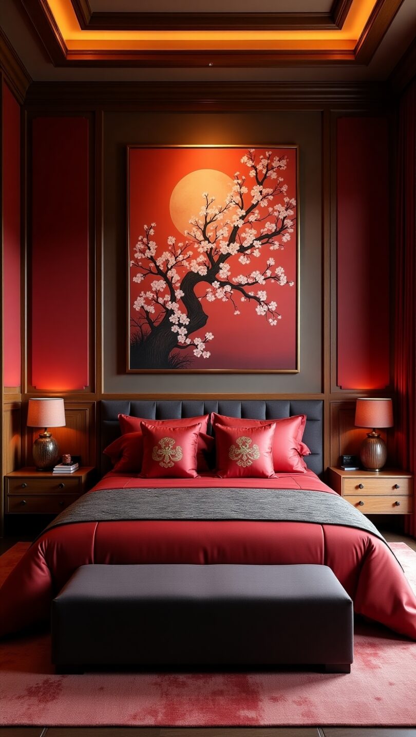 Cherry bedroom ideas