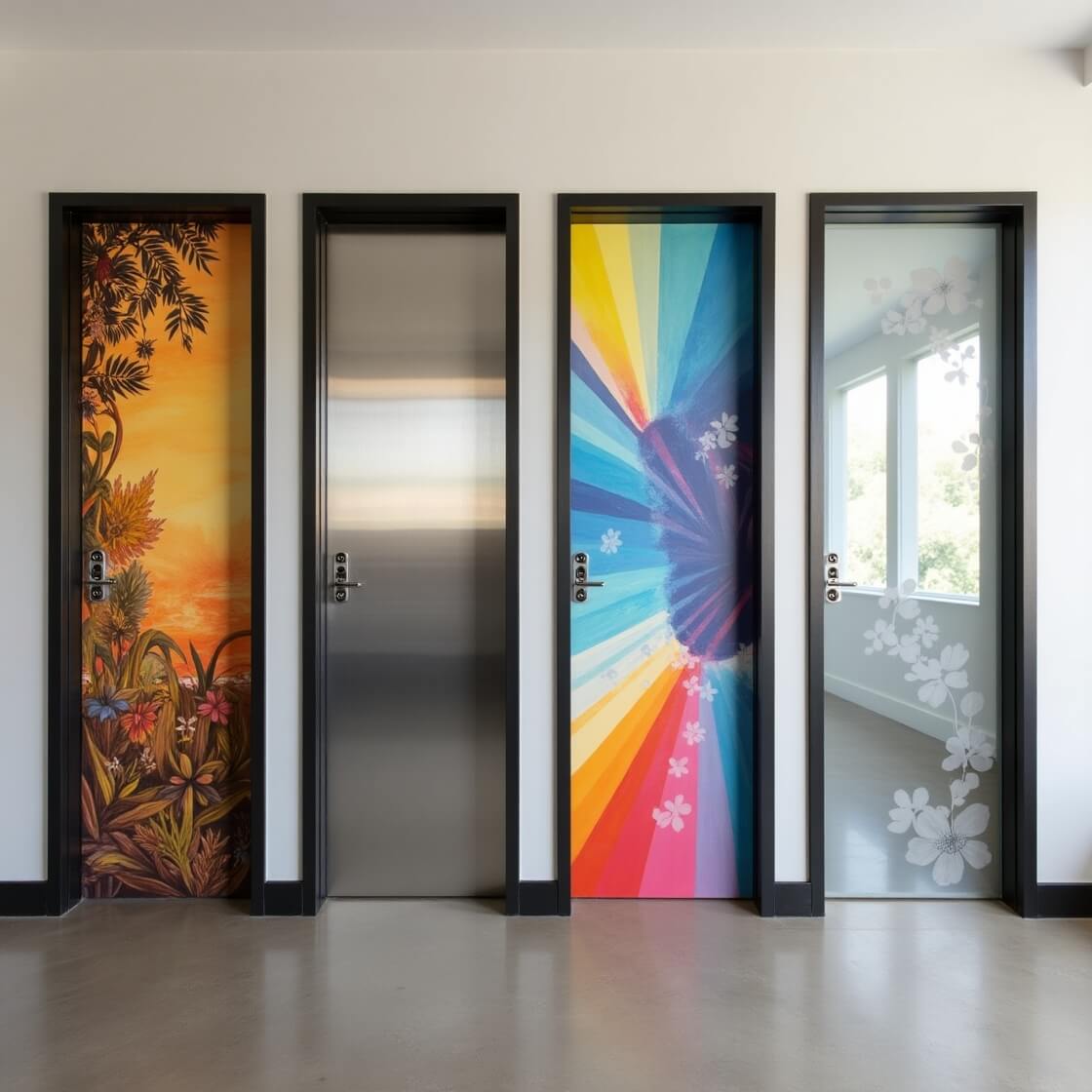 Choosing the Right Door Material for Murals and Makeovers