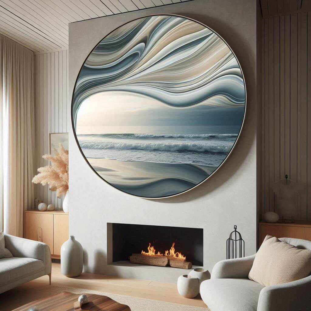 Create a Focal Point with a Statement Mirror