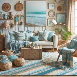 Dreamy Coastal Boho Living Room