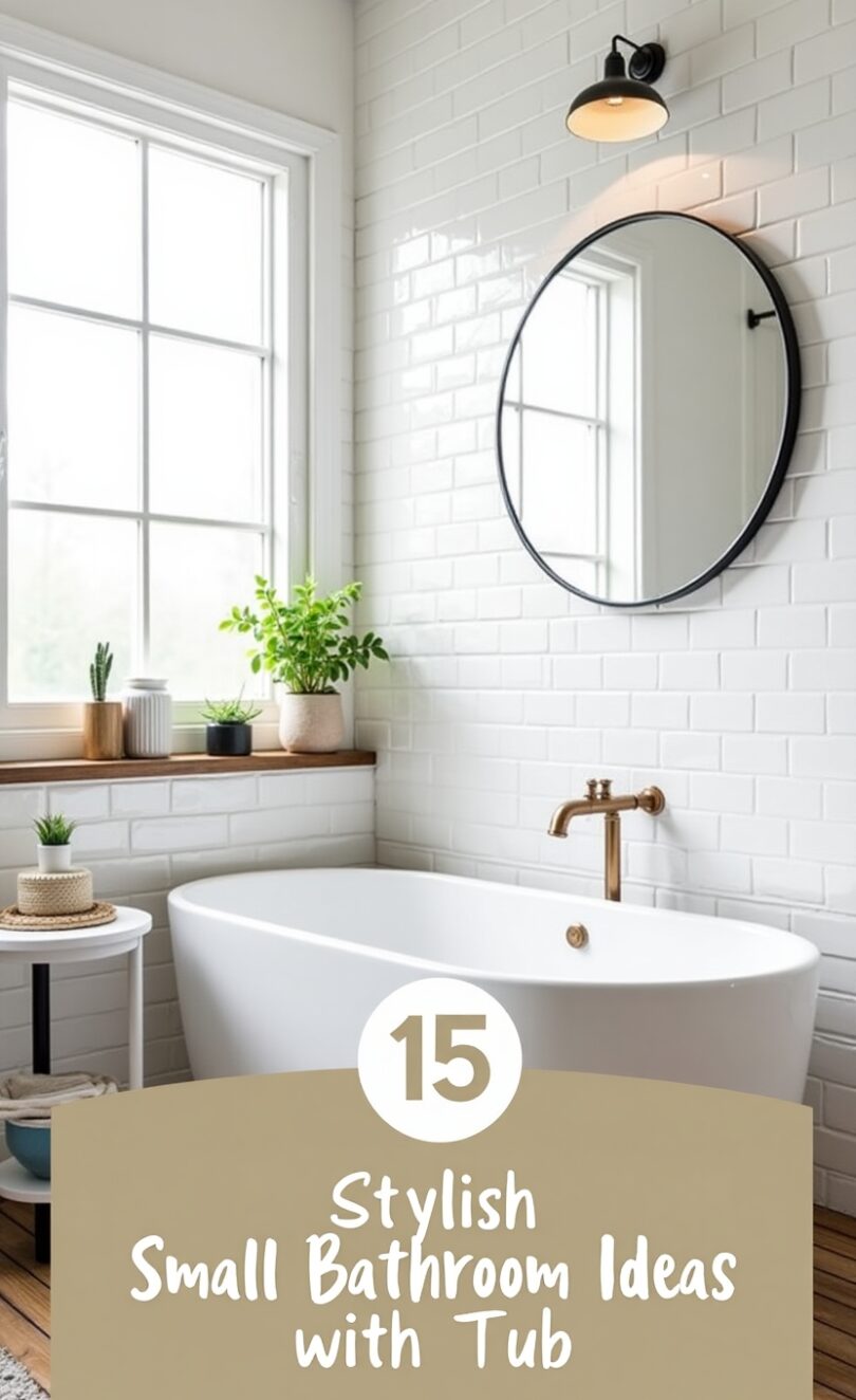 Small bathroom ideas with tub