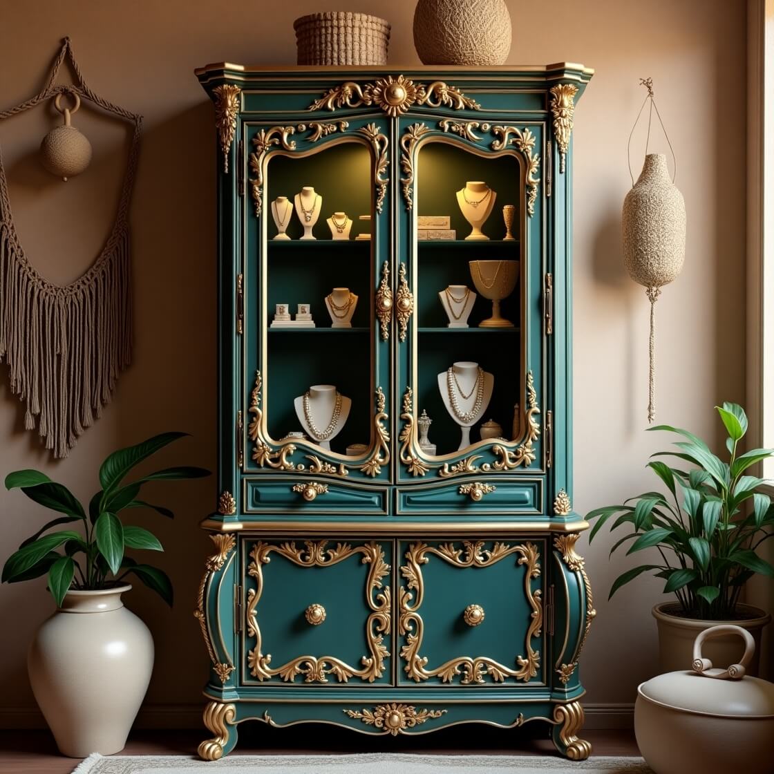 Glamorous Jewelry Cabinet