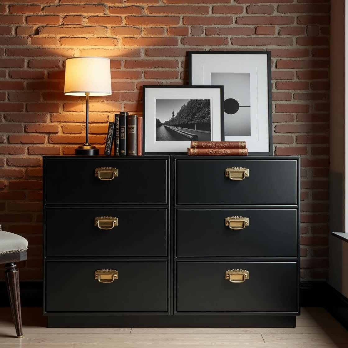 Industrial-Style Filing Cabinet