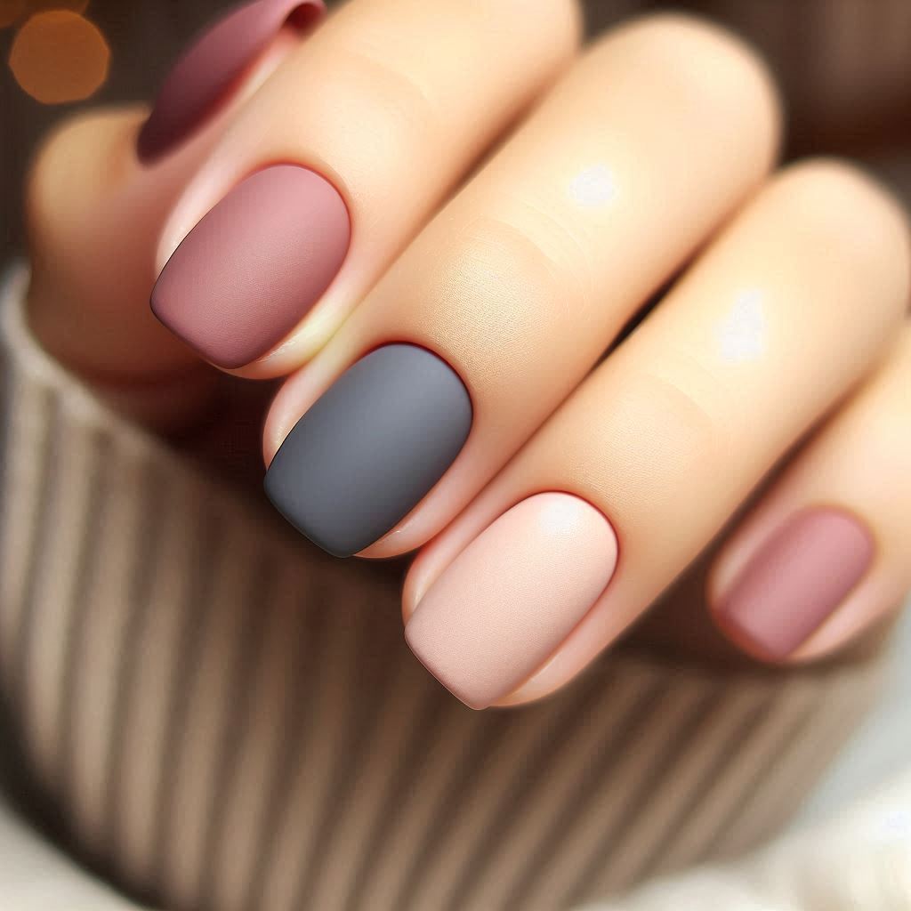  Matte Finish Nails