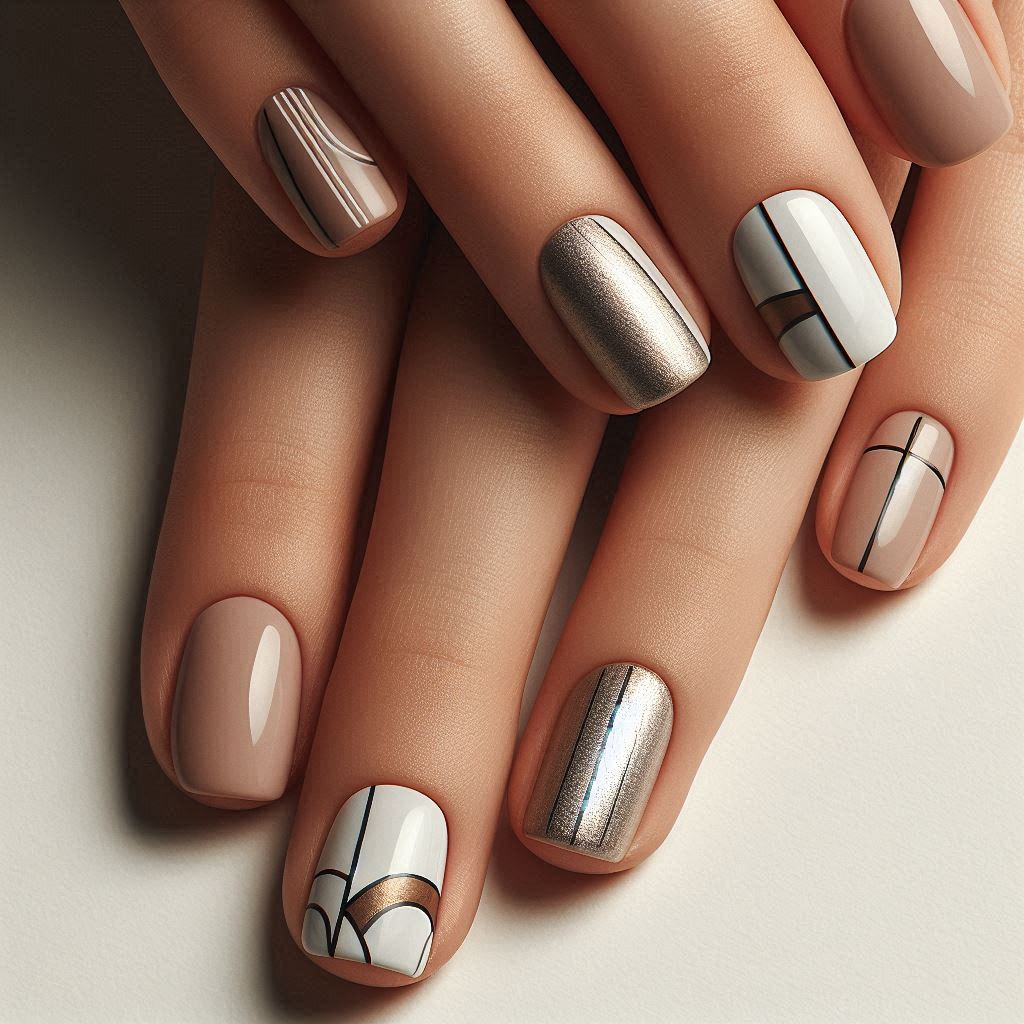 Negative Space Nails