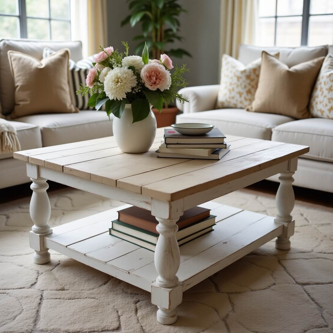 Rustic Farmhouse Coffee Table