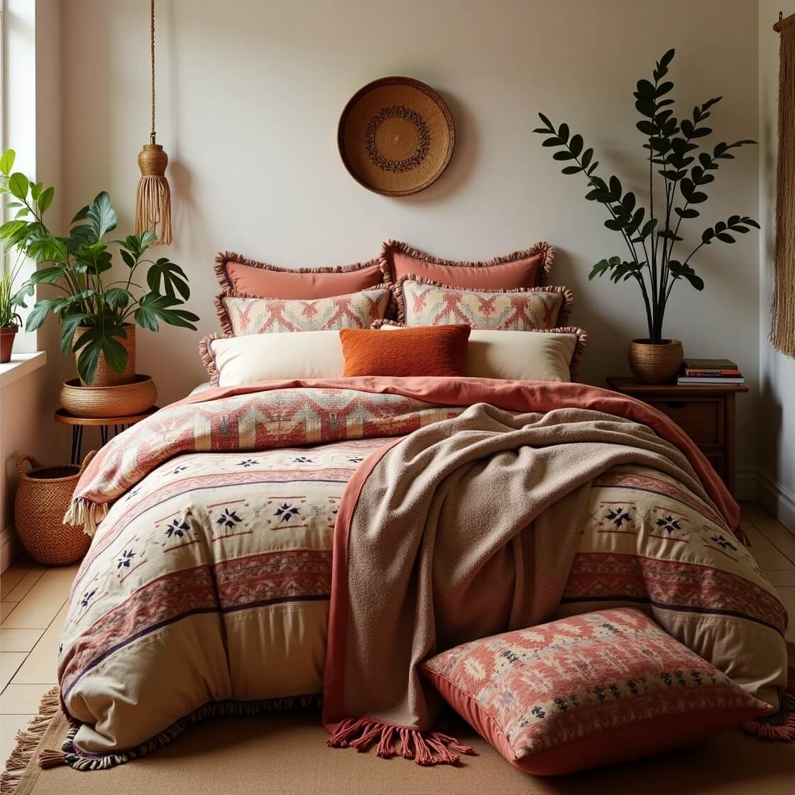 Soft, Bohemian Bedding