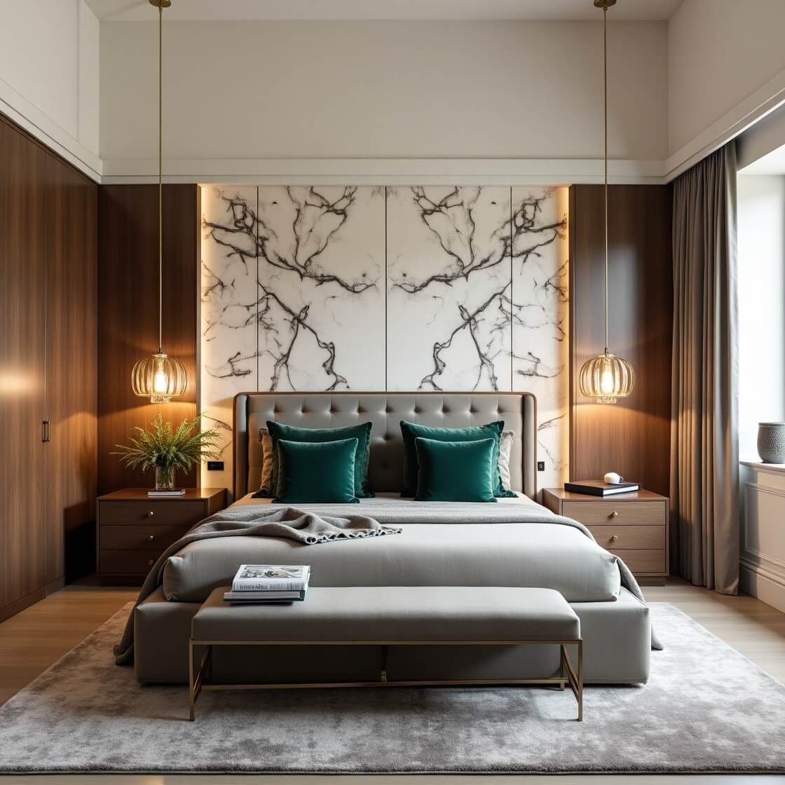 Stone or Marble Accent Walls