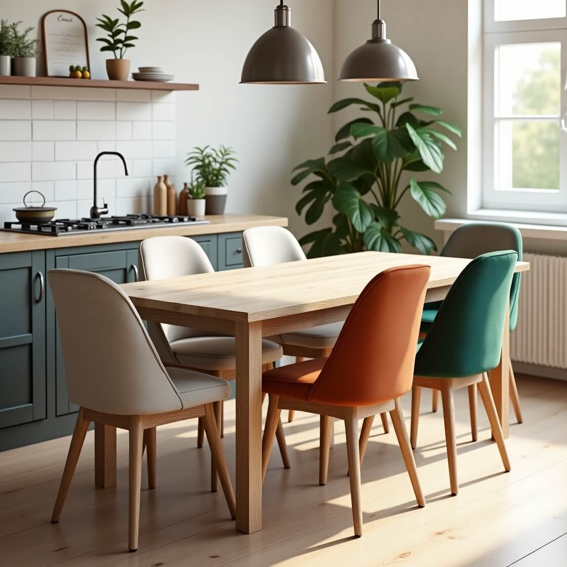 Upcycled Dining Chair Set