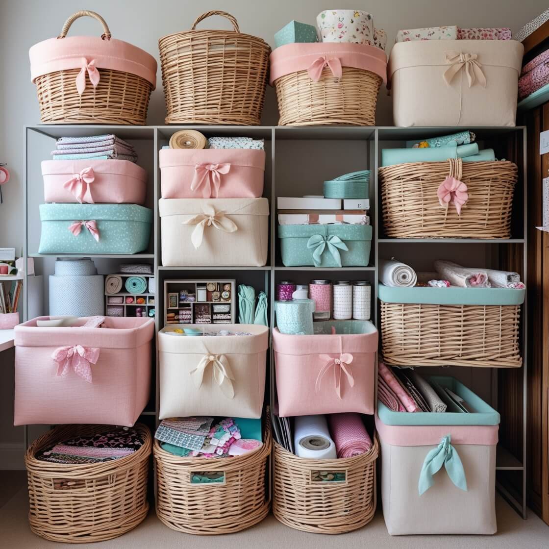 Use Stylish Storage Baskets
