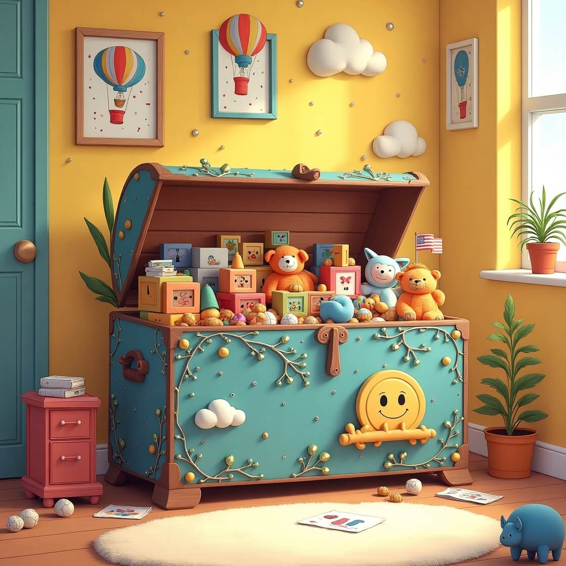 Whimsical Toy Chest