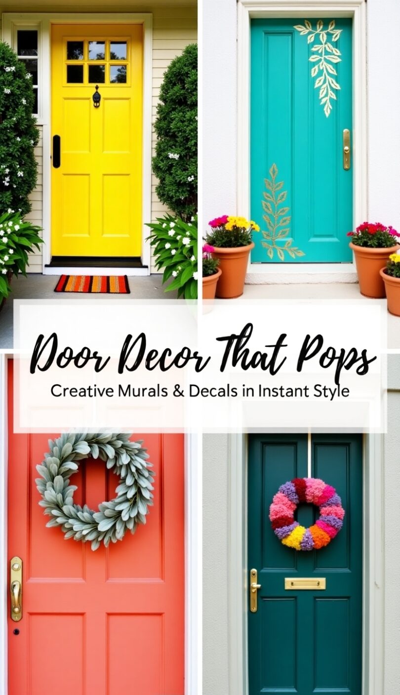 Door mural ideas