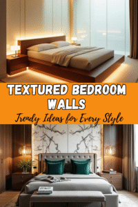 Textured bedroom wall ideas