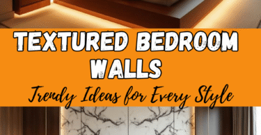 Textured bedroom wall ideas