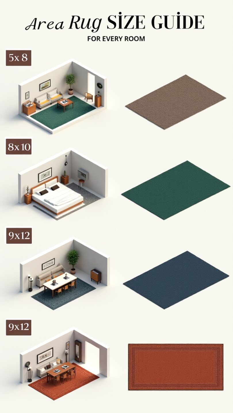 Area rug size guide 1