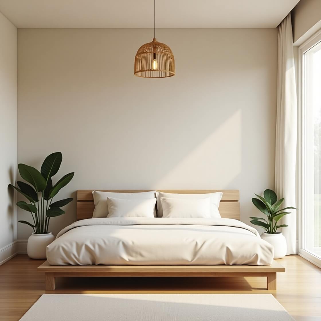 Japandi Zen Bedroom
