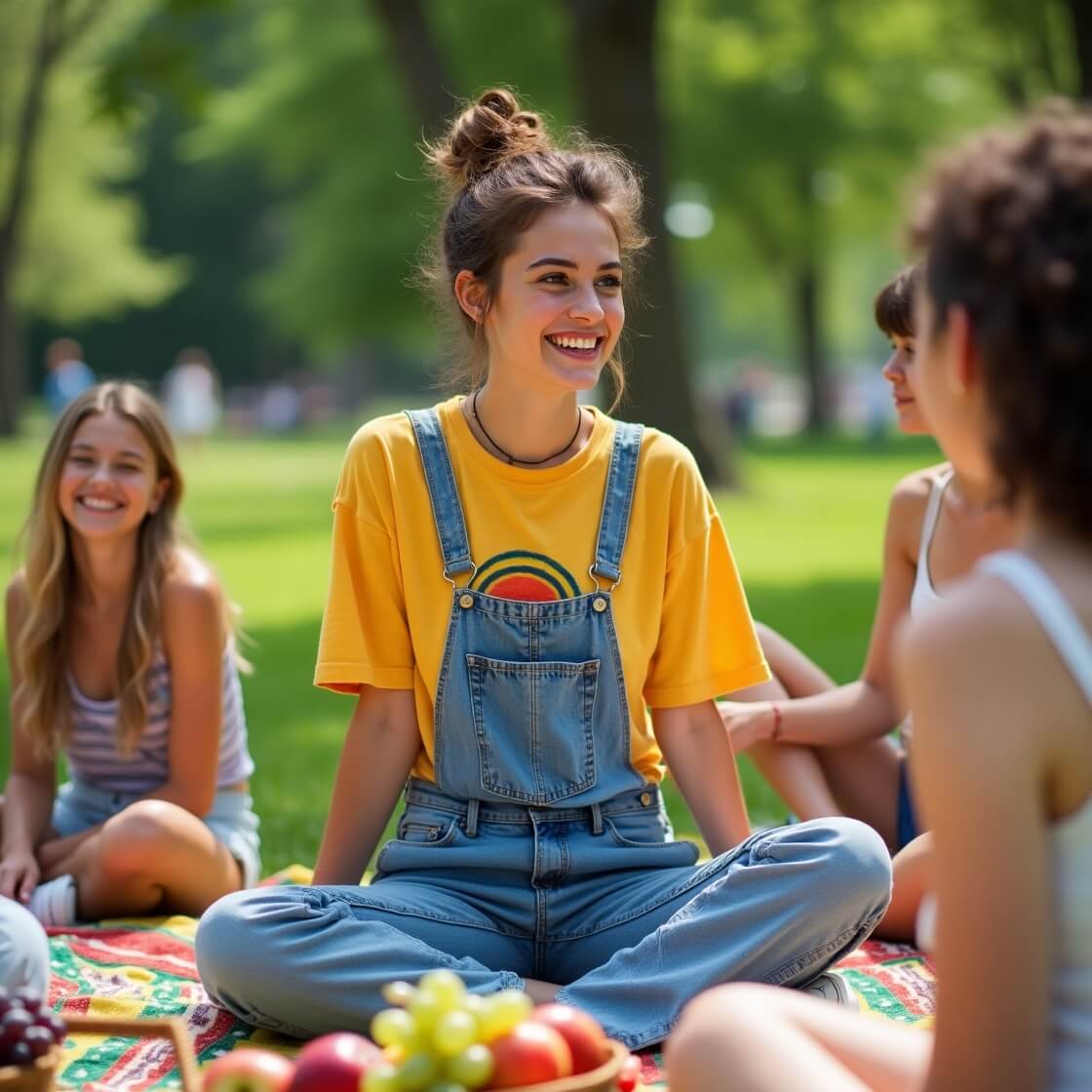 Layered Under Overalls
