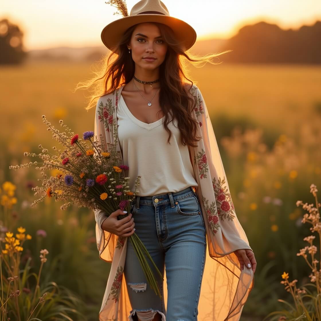 Layered With a Kimono