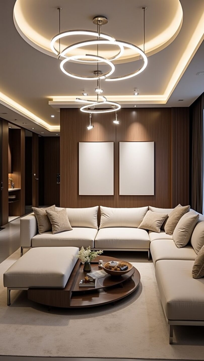 Living room ceiling design