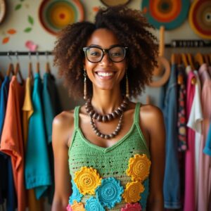 Patchwork & Upcycled Tops