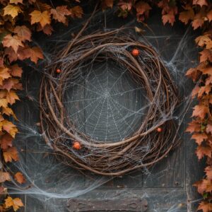 Branch and Spiderweb Wreath