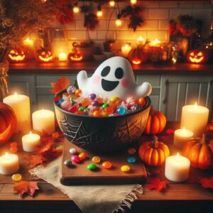 Candy Time with Ghost Bowls