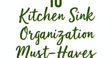 Kitchen sink organization
