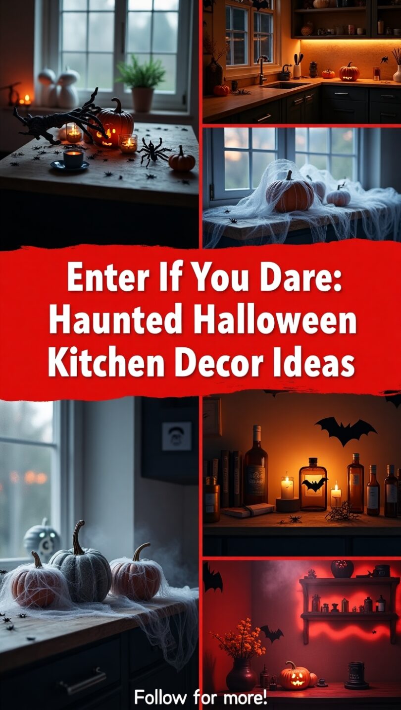 Halloween kitchen decor idea