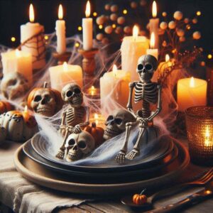 Table Talk — Skeletons, Candles & Cobwebs